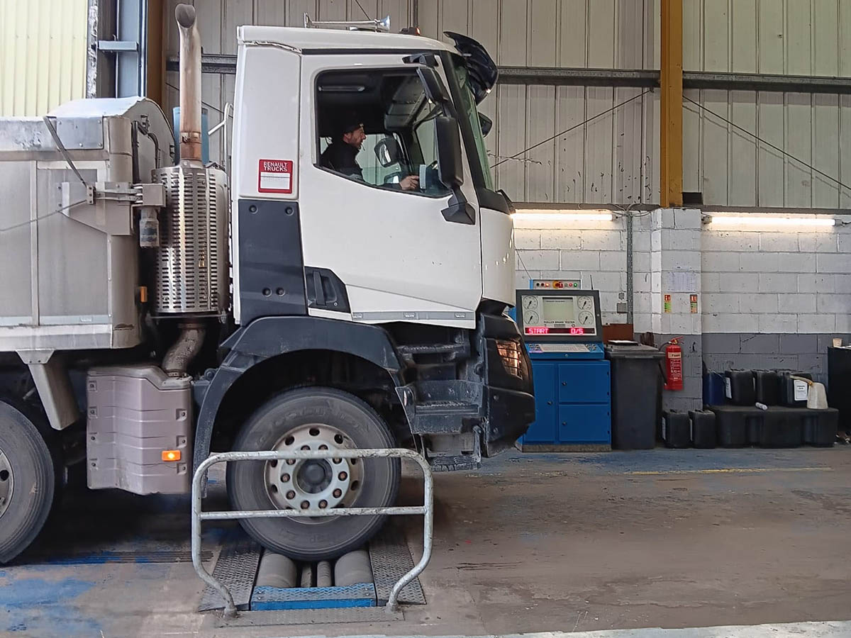 Brake Testing at Staffordshire Motor Services Ltd