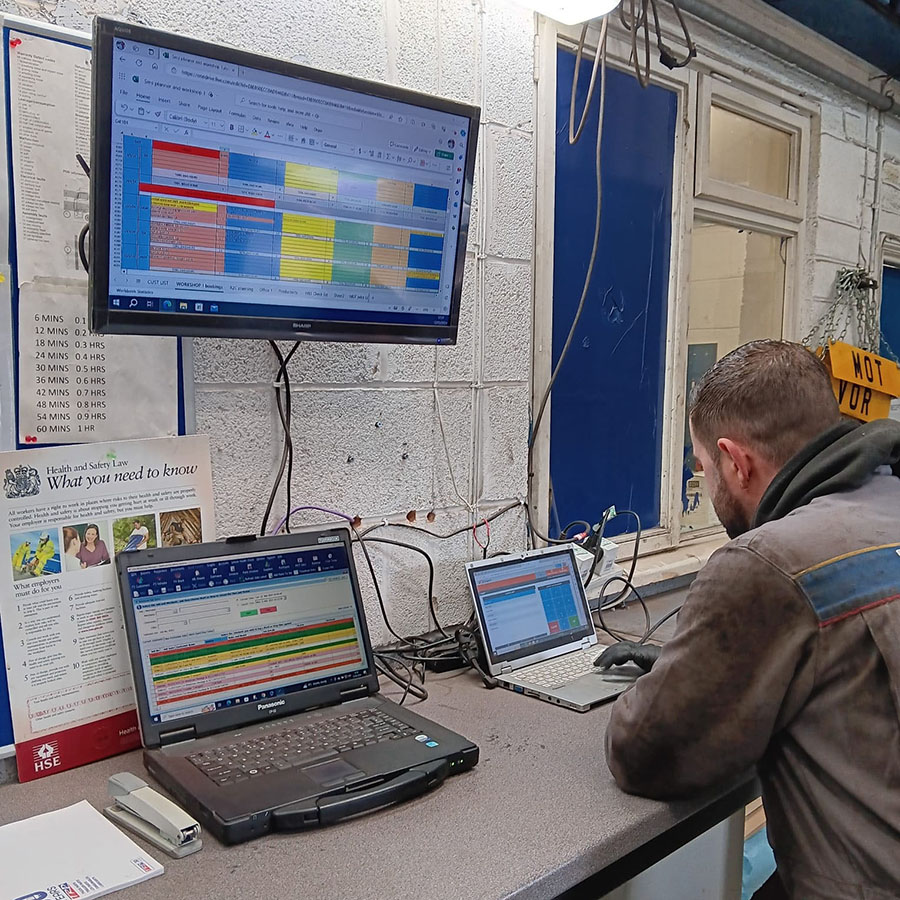 R2C software in use at Staffordshire Motor Services Ltd